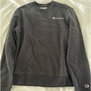 Black Champion Crewneck